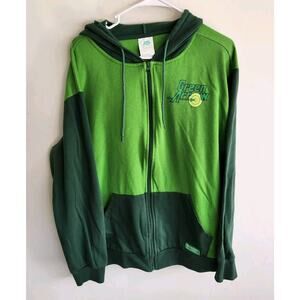Green Arrow World's Finest Full Zip Hooded Pocket Sweatshirt Adult XL 0926
